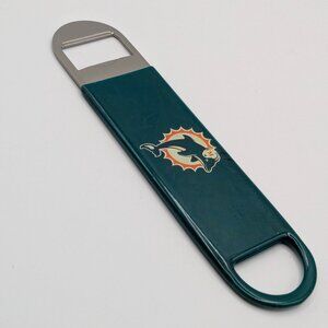 NFL Miami Dolphins Vinyl Coated Longneck Bottle Opener, Retired Logo
